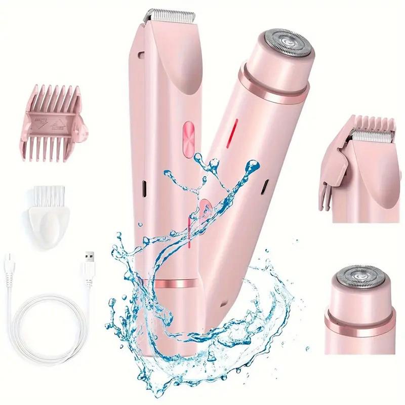 2-in-1 Waterproof Bikini Trimmer & Shaver for Women
