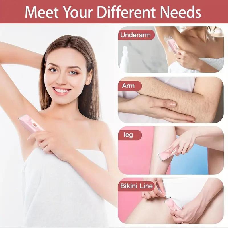 2-in-1 Waterproof Bikini Trimmer & Shaver for Women